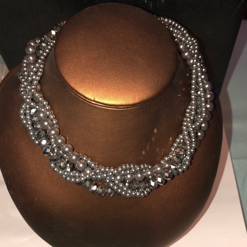 Pearl Gray necklace fashion jewelry